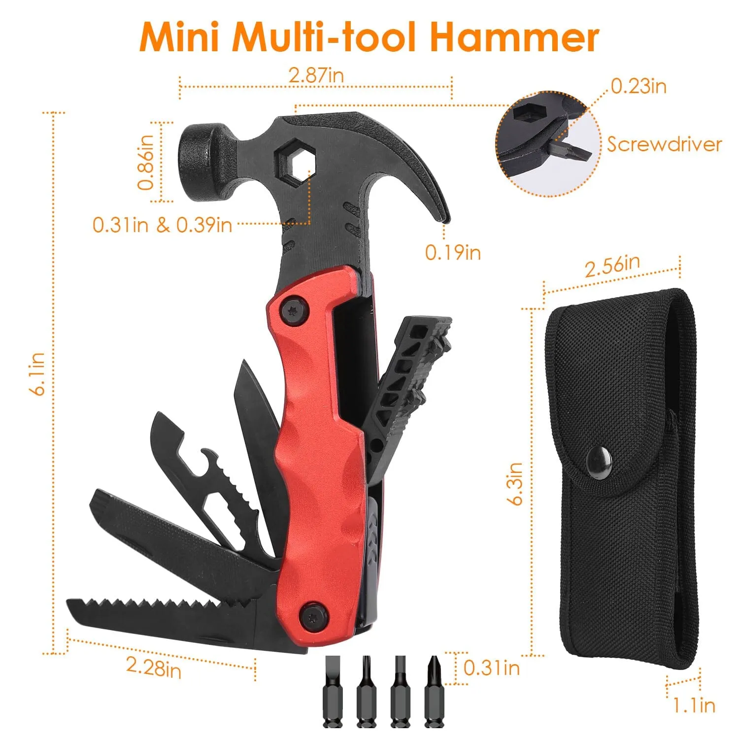 13-in-1 Multi-tool Hammer Camping Survival Tool