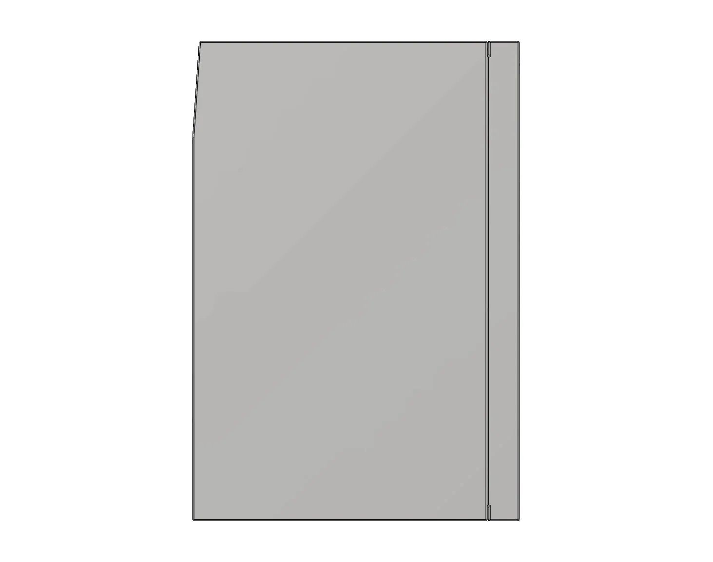 24in Galley - Norcold Fridge Base Cabinet