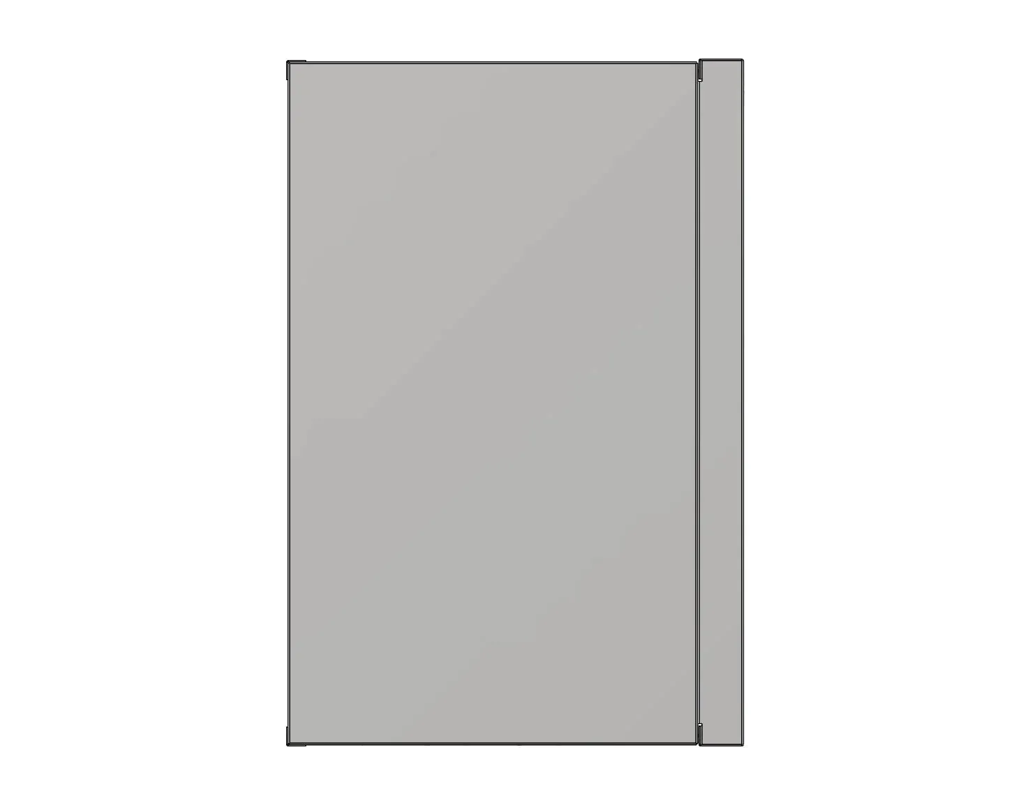 24in Galley - Norcold Fridge Base Cabinet