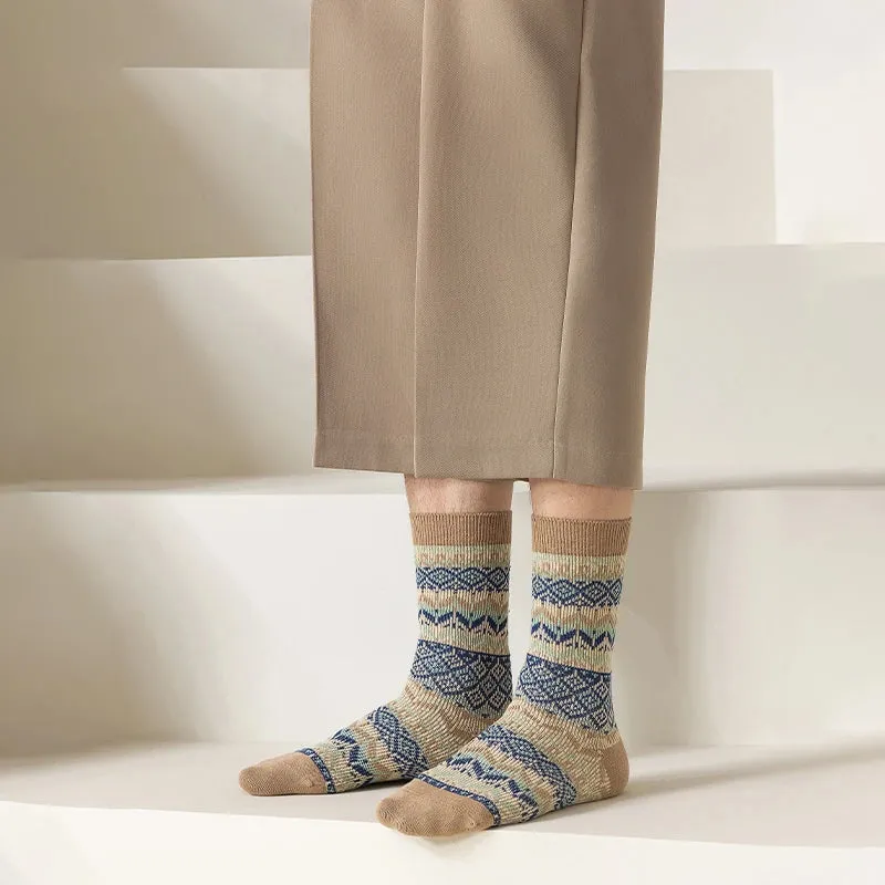 3 Pack Womens cotton Socks Autumn and Winter Warm Socks