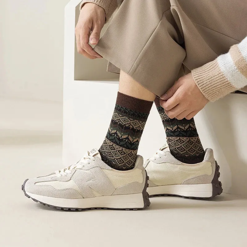 3 Pack Womens cotton Socks Autumn and Winter Warm Socks
