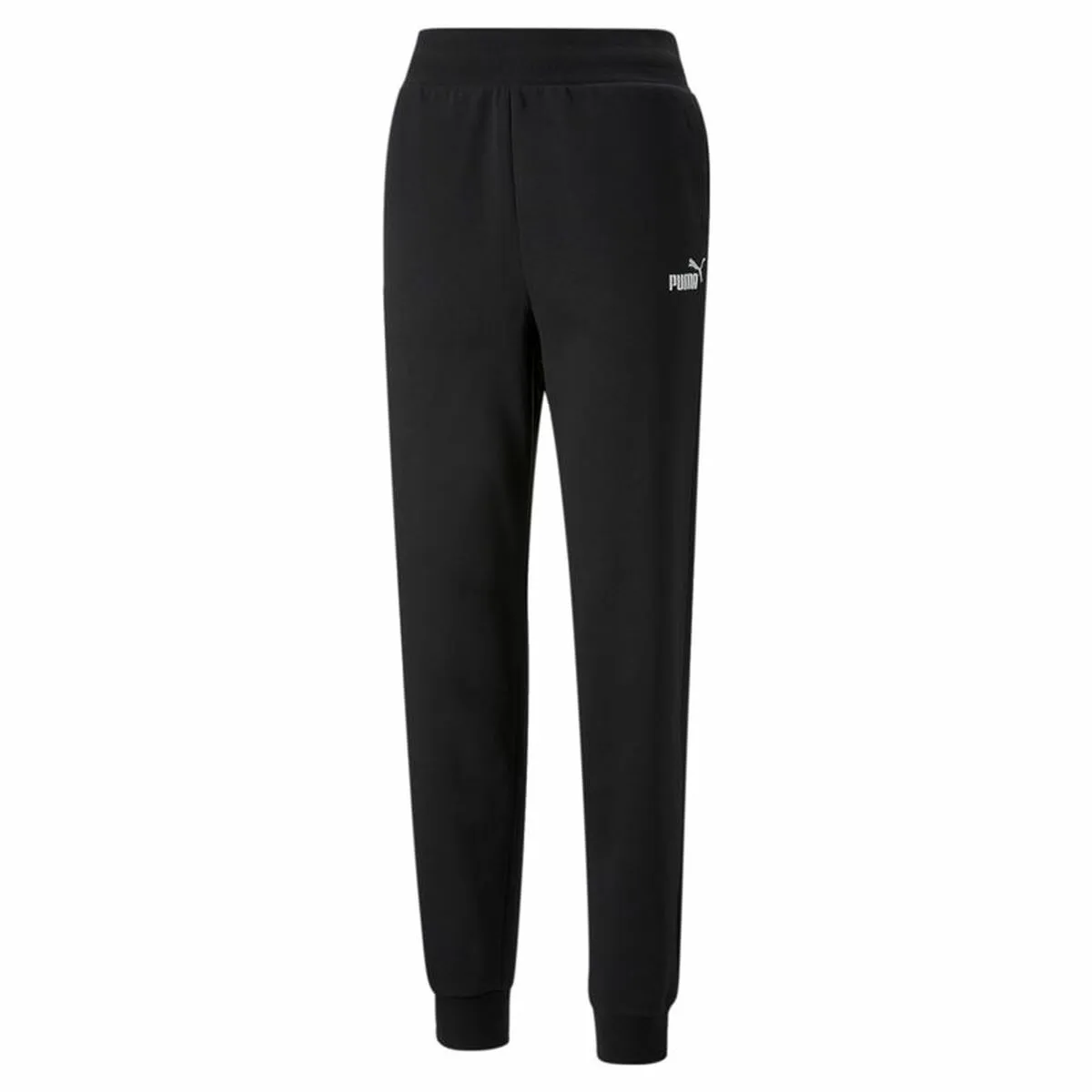 Adult's Tracksuit Bottoms Puma ESS  Embroidery High-Waist Lady Black