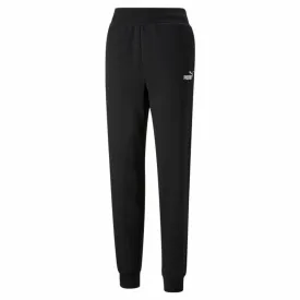 Adult's Tracksuit Bottoms Puma ESS  Embroidery High-Waist Lady Black