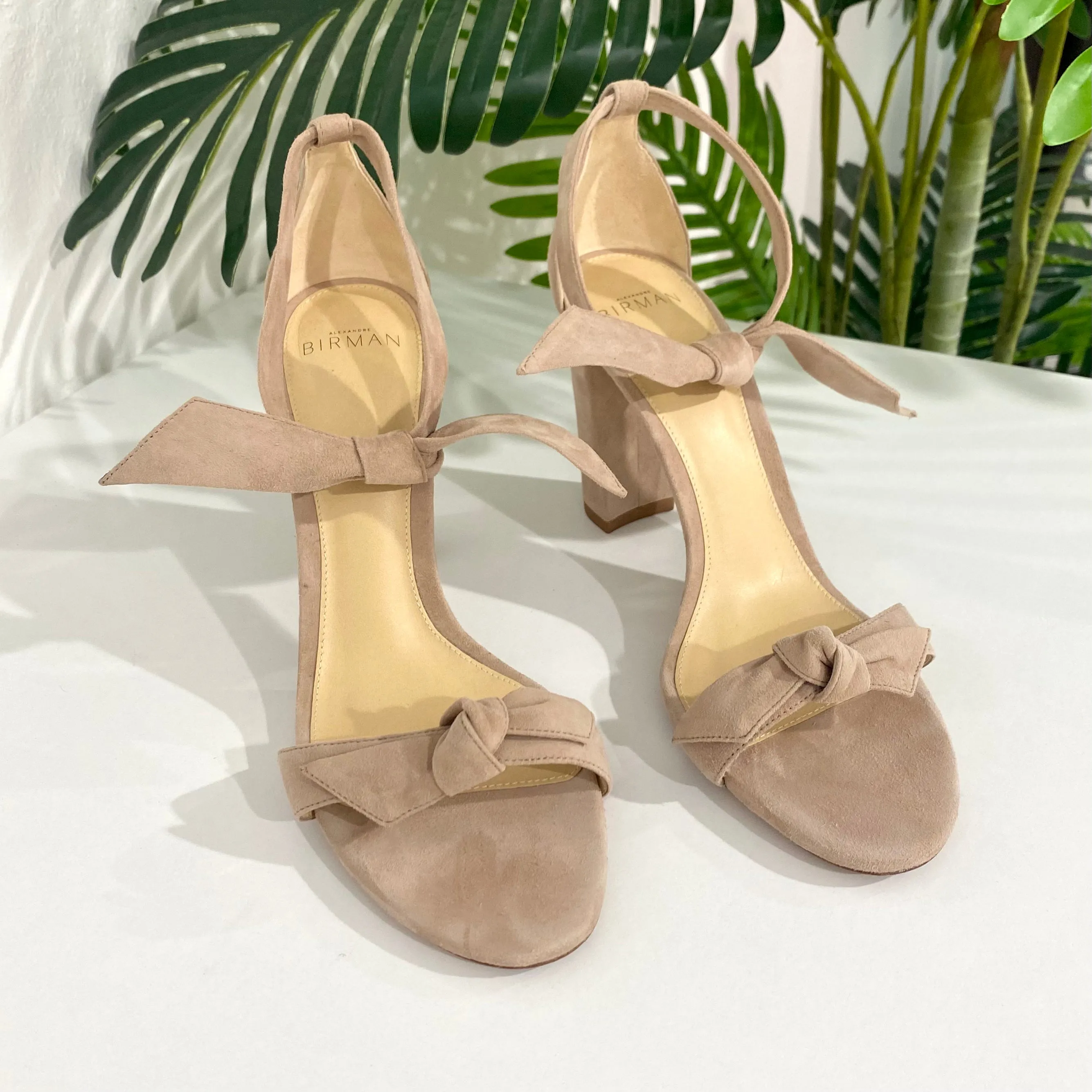 Alexandre Birman Beige Clarita Sandals