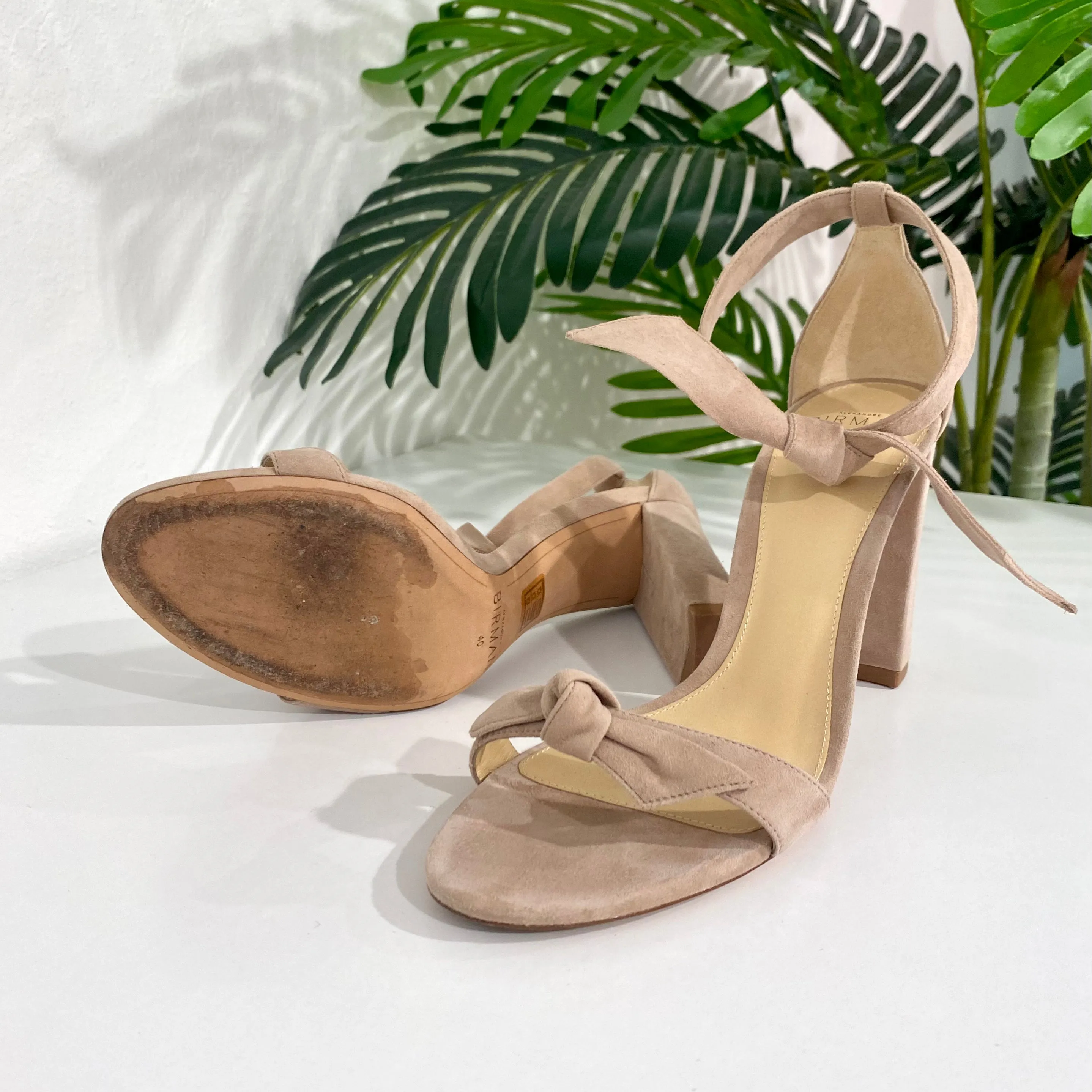 Alexandre Birman Beige Clarita Sandals