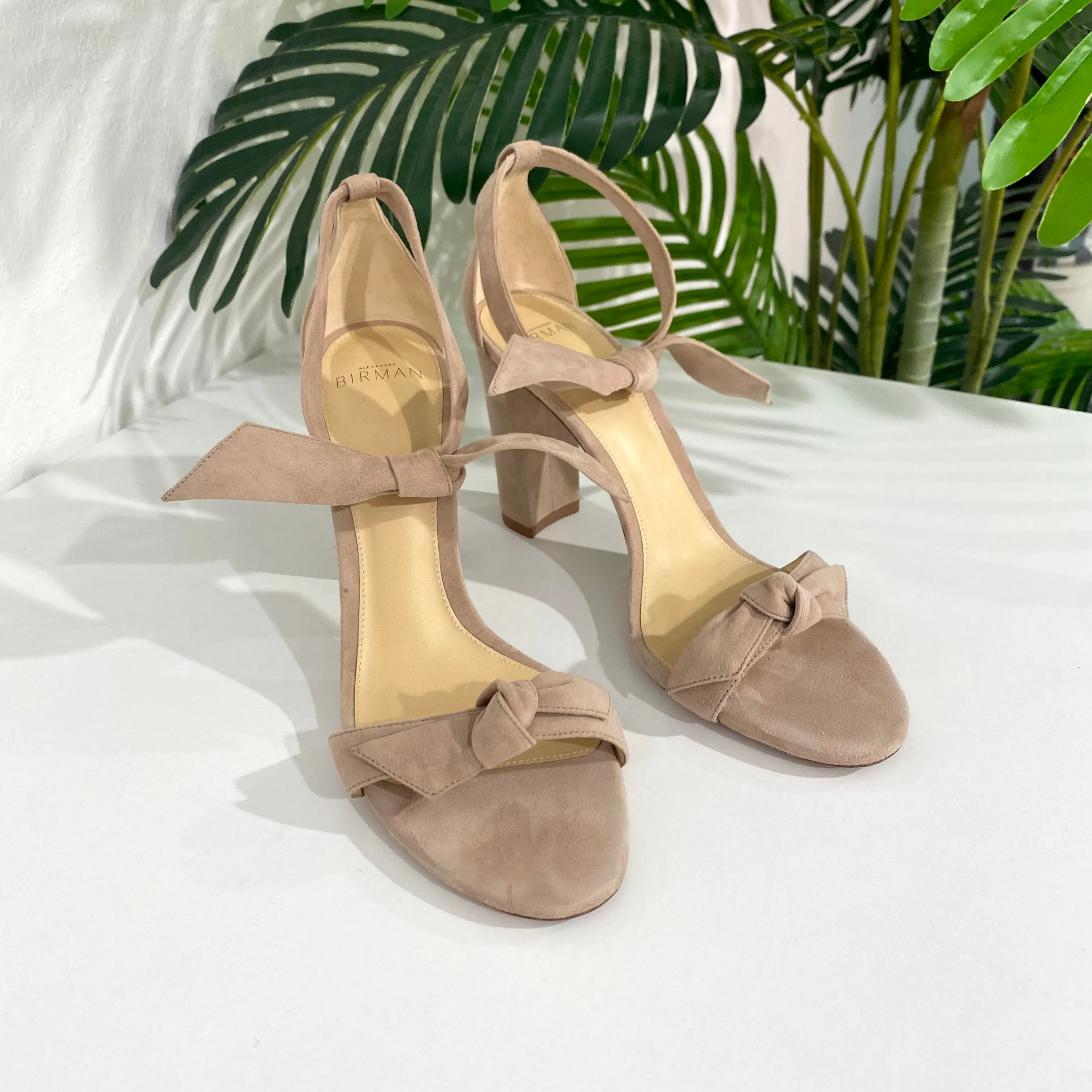Alexandre Birman Beige Clarita Sandals