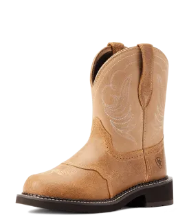 ARIAT LADIES FATBABY HERITAGE DAPPER WALNUT BOOT 10044537