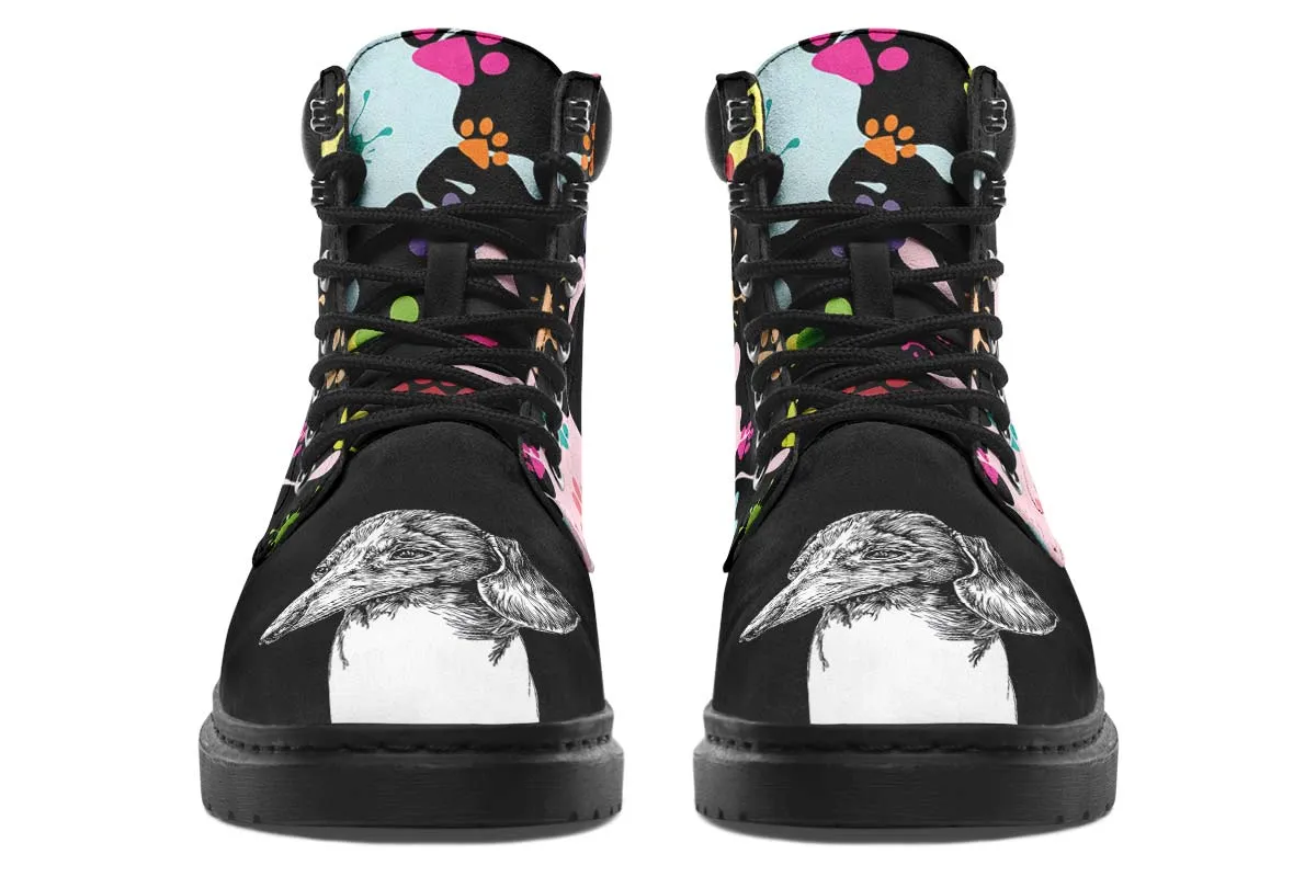 Artsy Dachshund Classic Vibe Boots