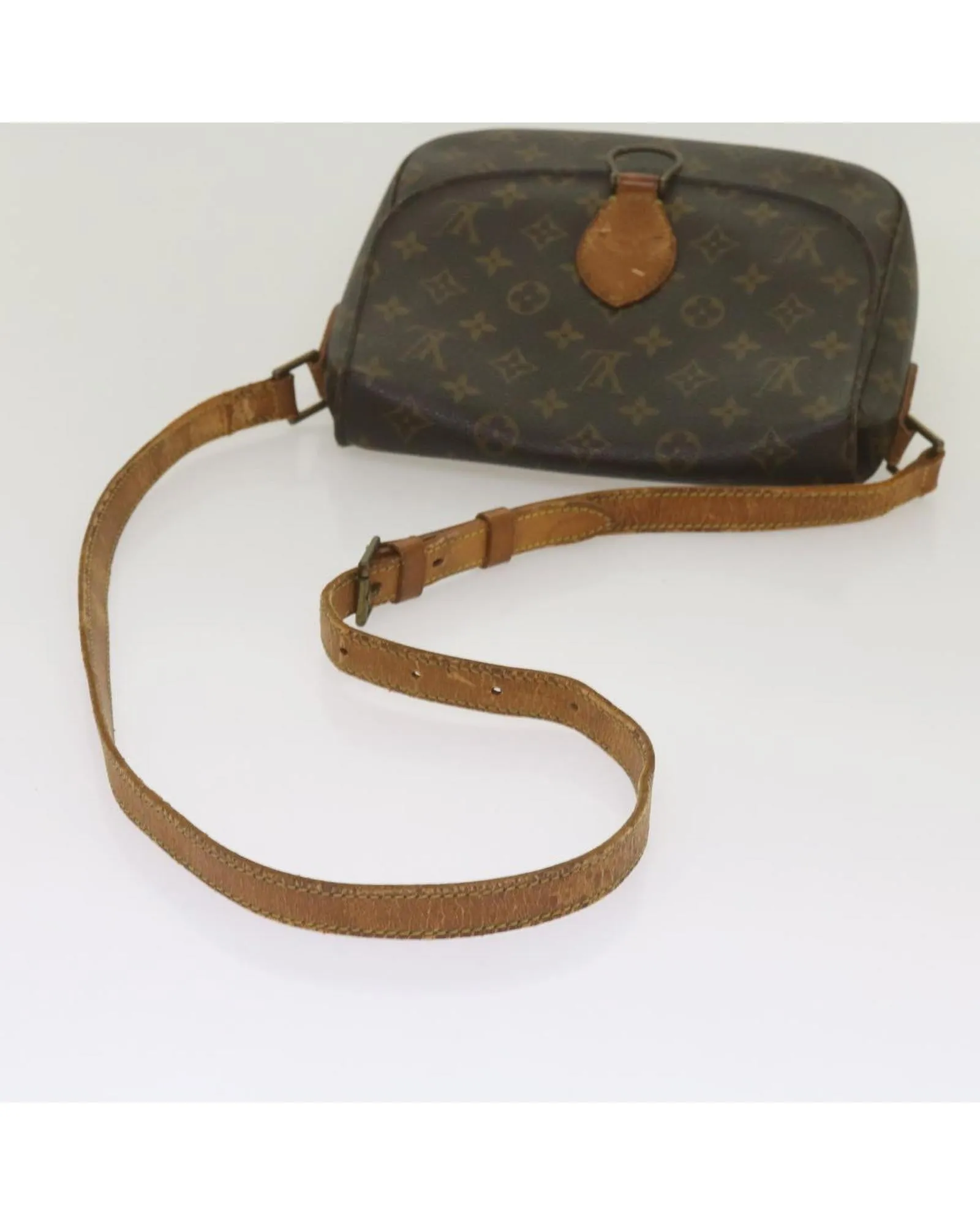 Authentic Monogram Saint Cloud GM Shoulder Bag by Louis Vuitton