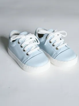 Borboleta Blue 'Santiago' Leather Trainers