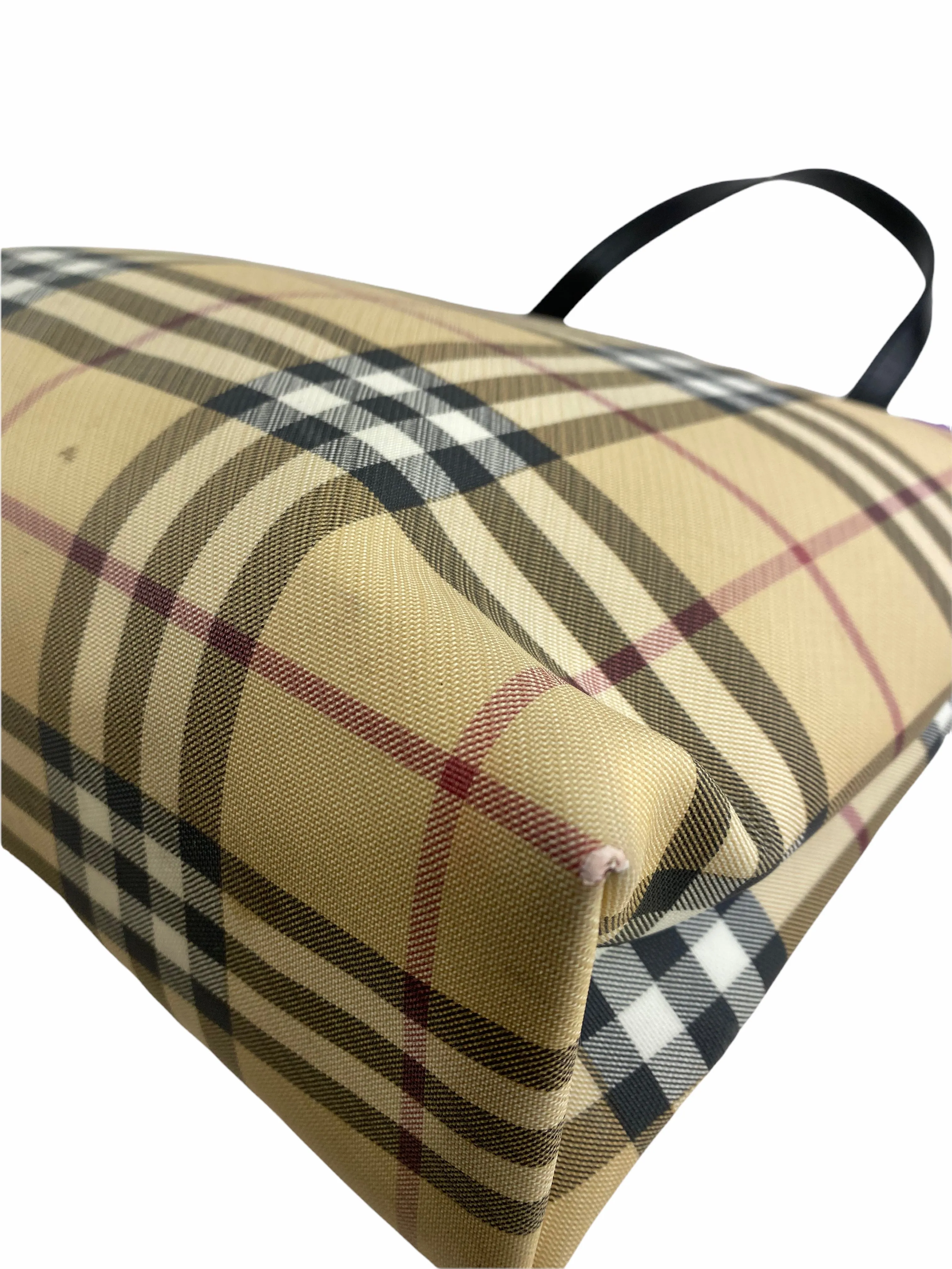 Burberry Classic Nova Check Canvas Tote