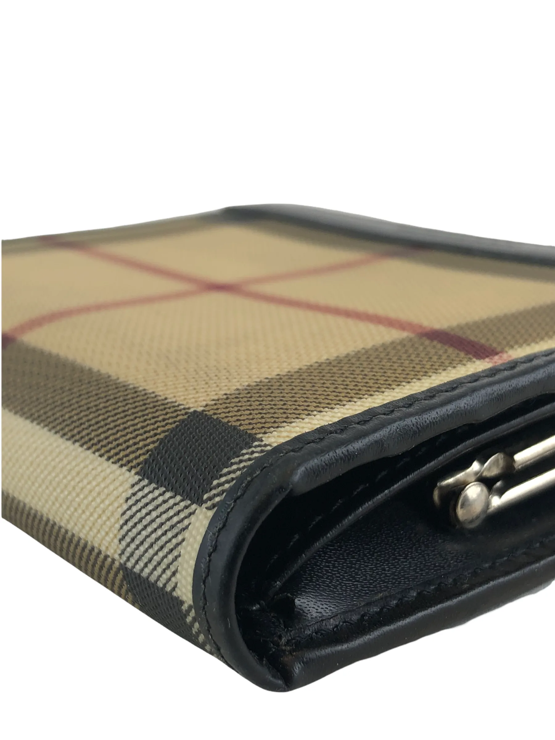 Burberry Classic ‘Plaid Canvas Wallet