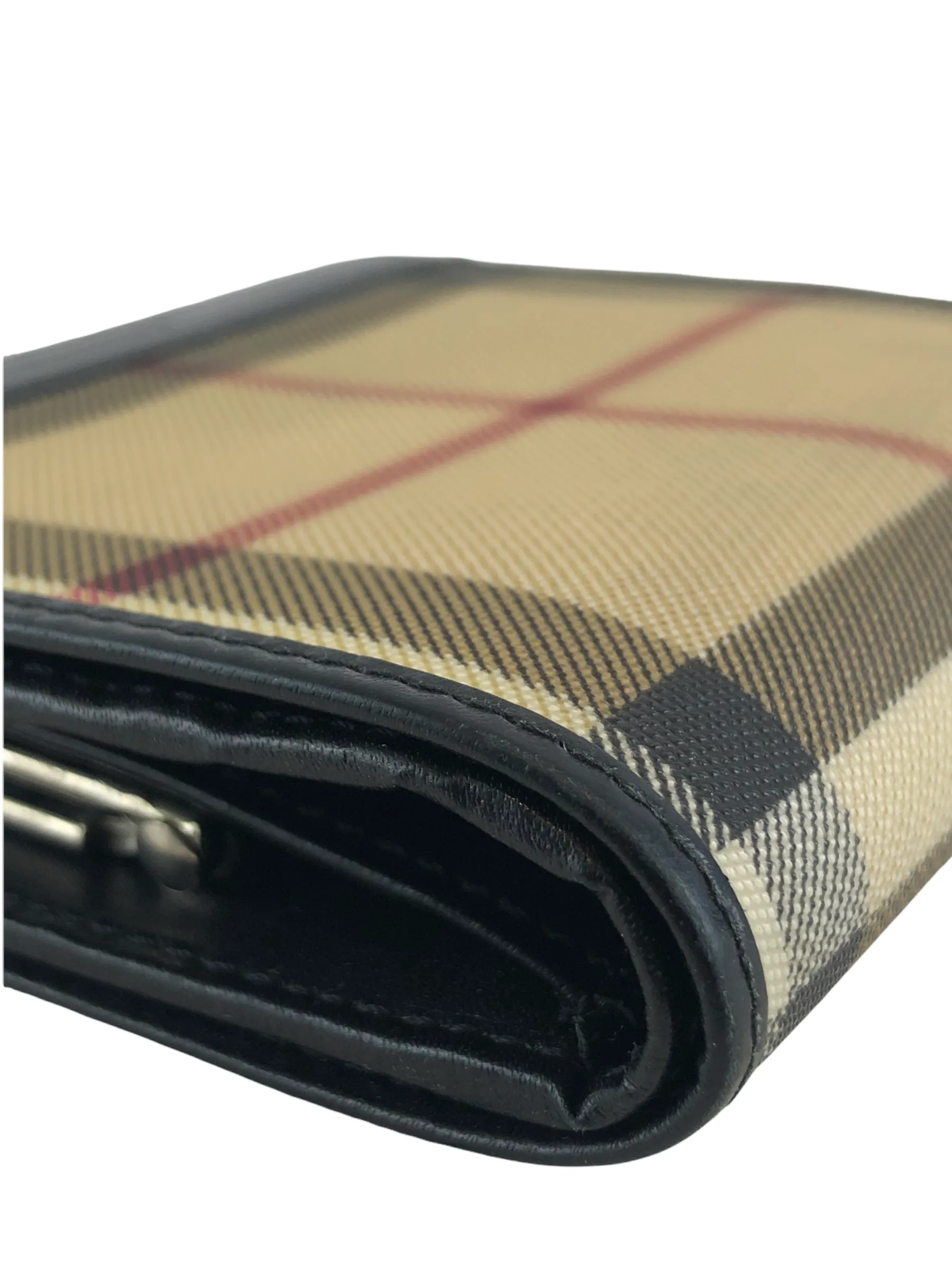 Burberry Classic ‘Plaid Canvas Wallet