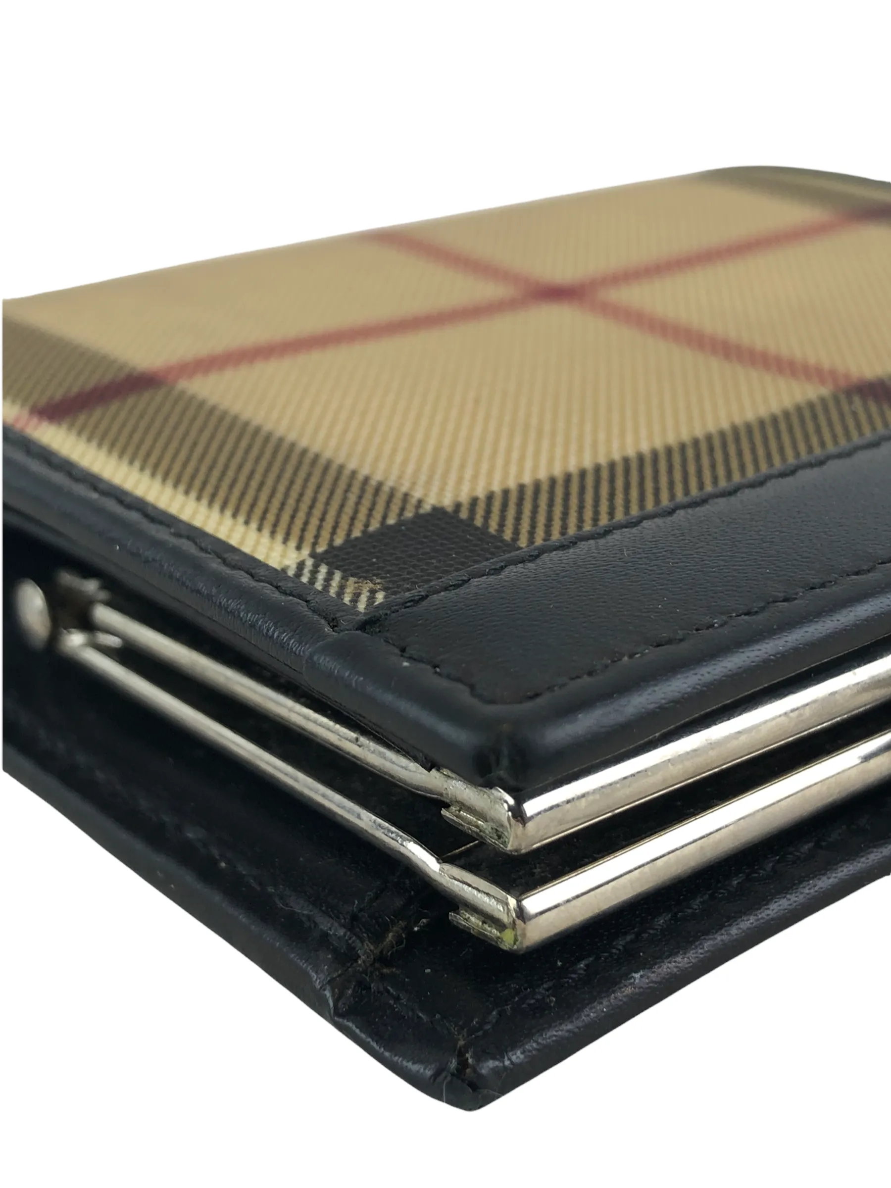 Burberry Classic ‘Plaid Canvas Wallet