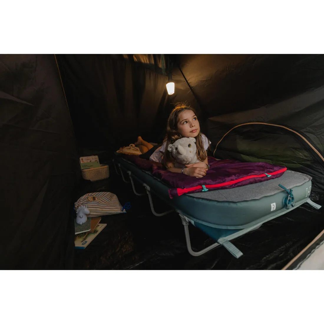 Camping Bed Basic Camp Bed 60 cm 1 Person