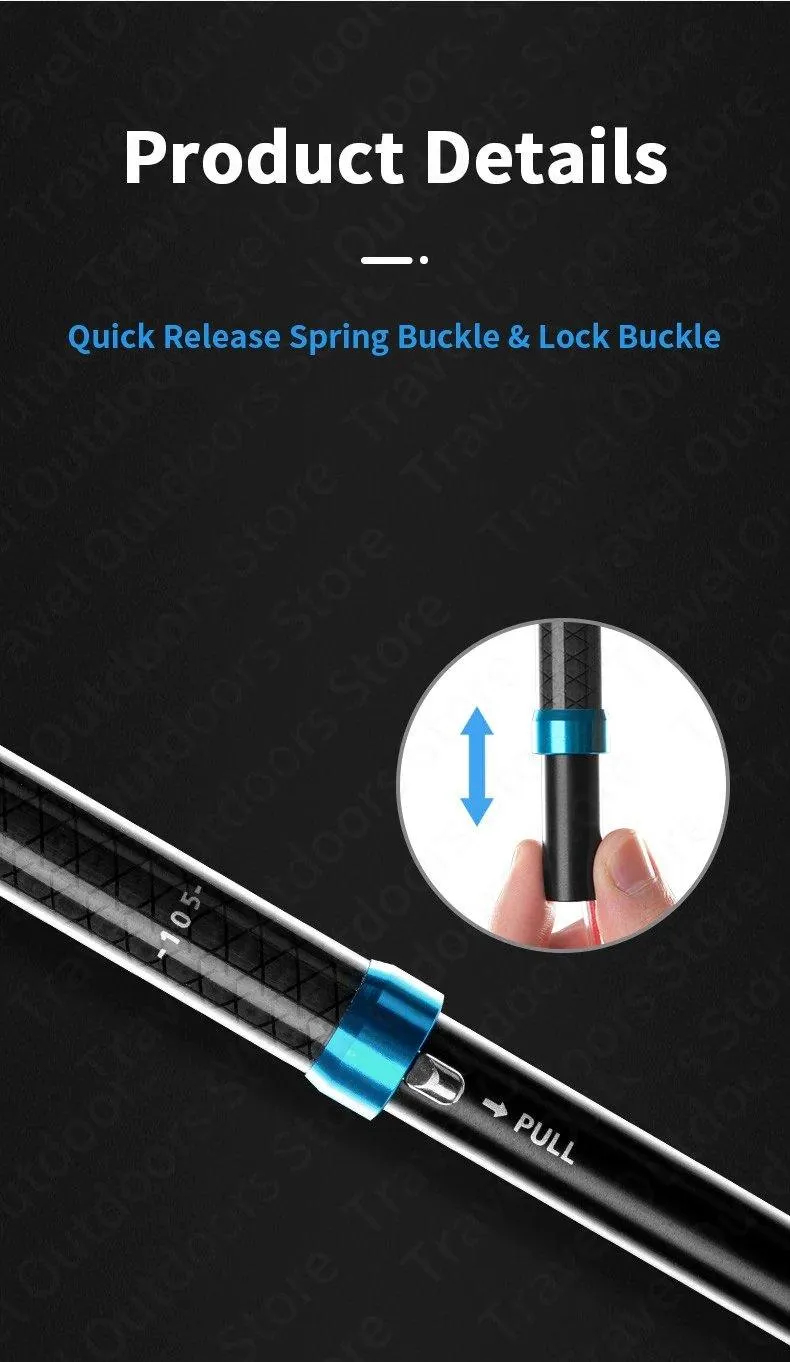 carbon fibre hiking pole
