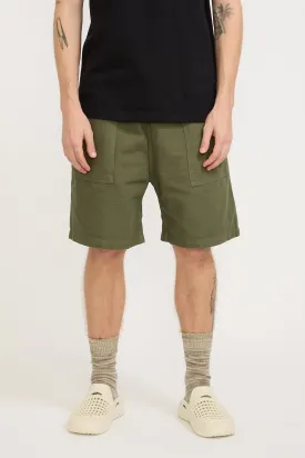 Classic Canvas Chef Shorts Olive