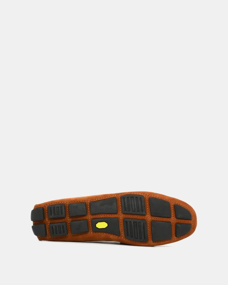 Cognac Suede Driving Shoes