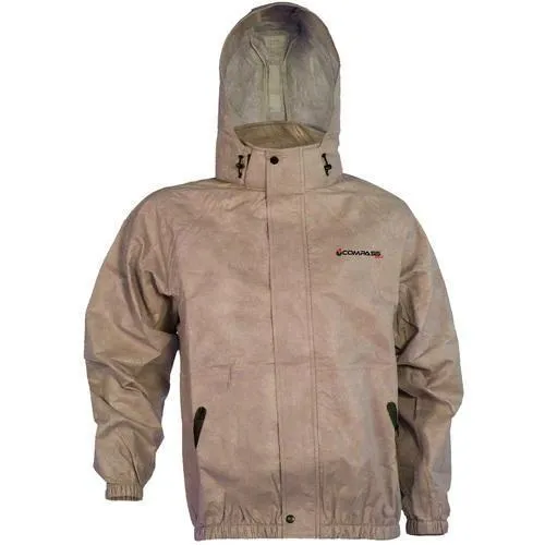 Compass 360 AdvantageTek Non-Woven Rain Jacket-Khaki-XX