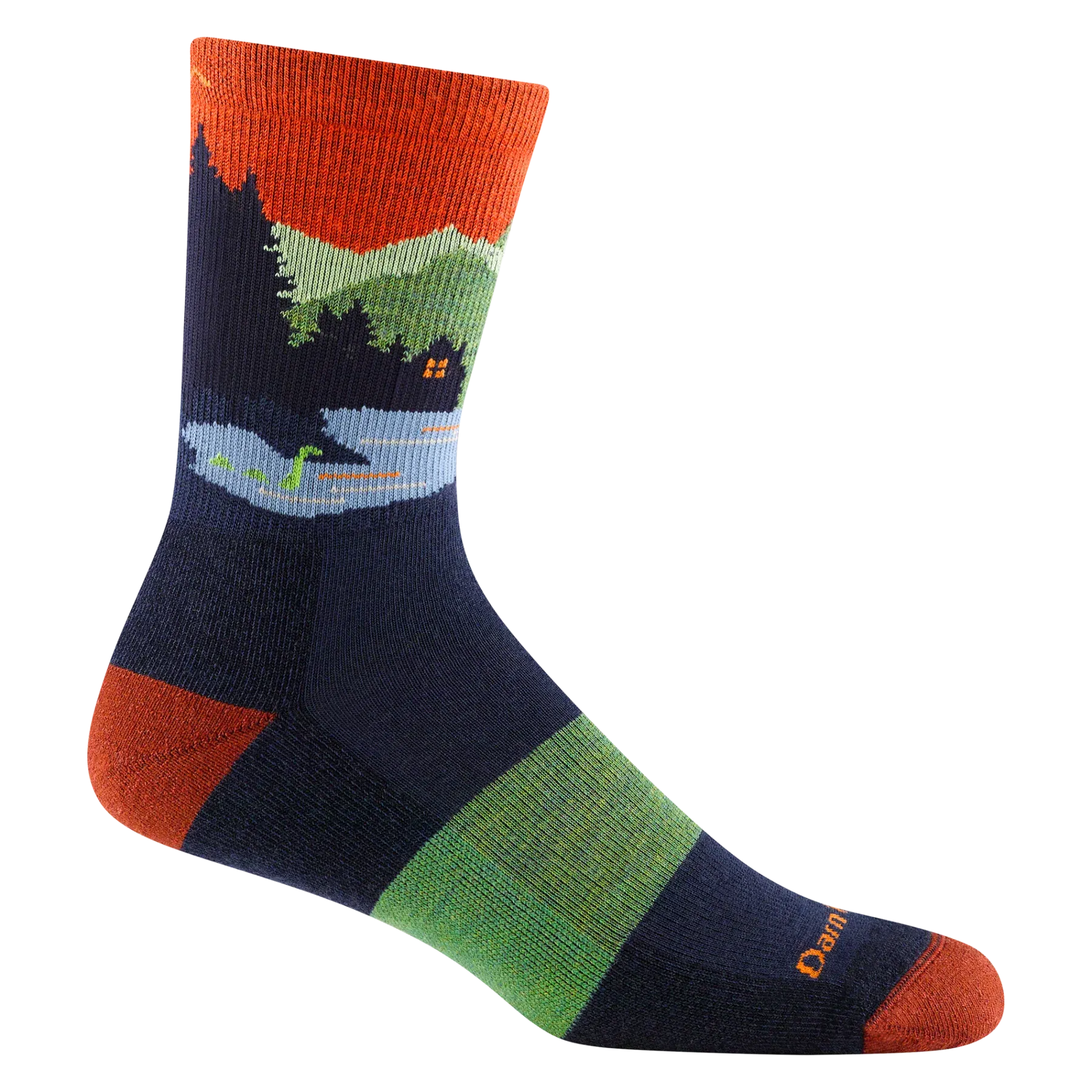 Darn Tough - 5014 Men's Hiker Close Encounters Micro Crew Sock Midweight with Cushion