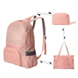 deanwangkt Dual-Use Foldable Travel Backpack Backpack Outdoor Sports Waterproof Hiking Lightweight Backpack Travel Bag