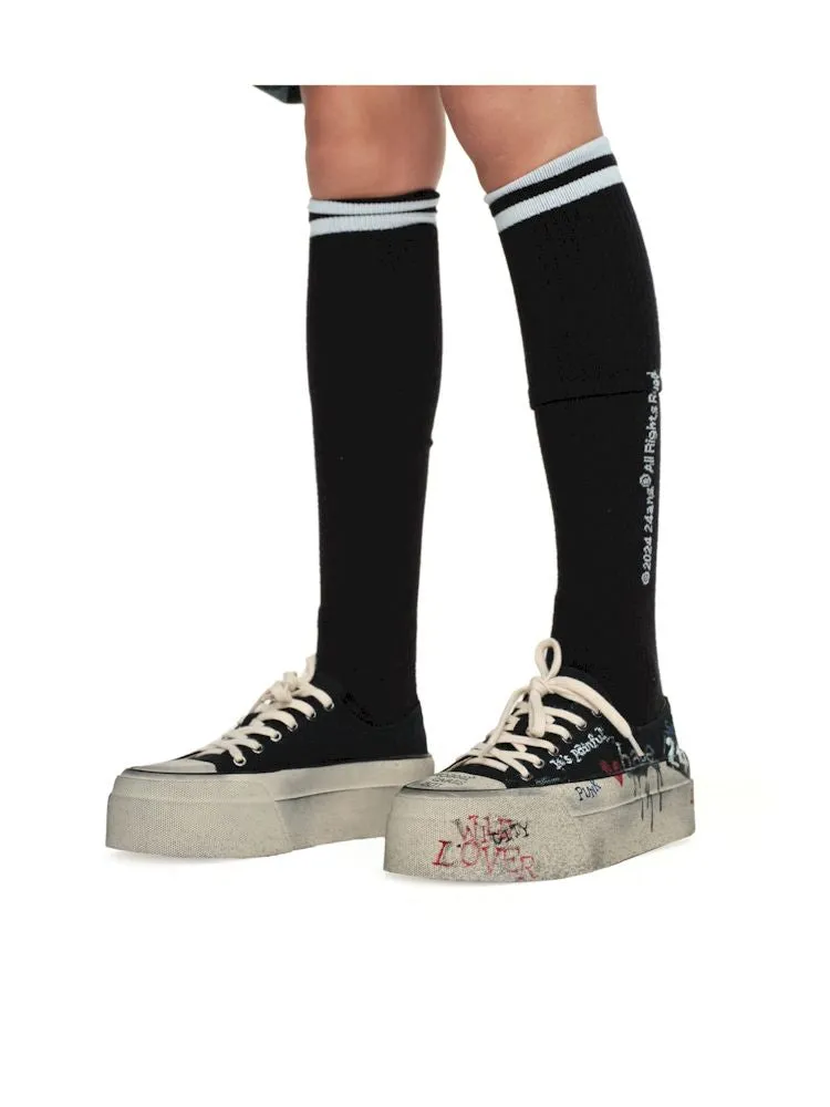 Dirty Dwarf Le Thick Canvas Shoes【s0000009949】