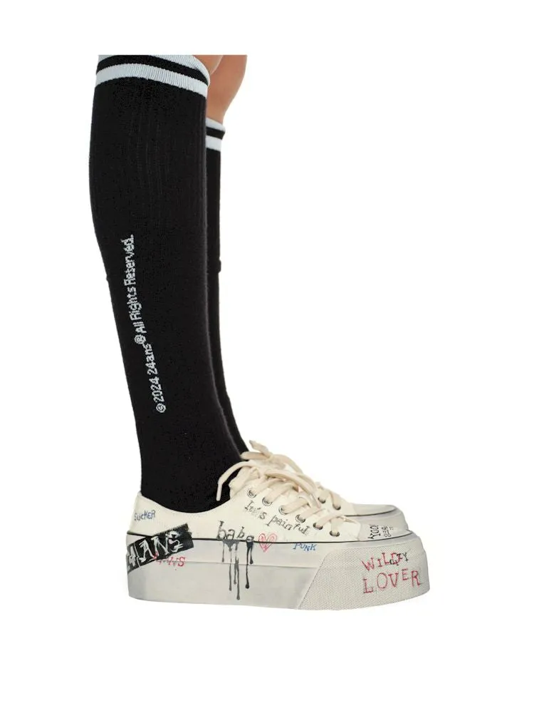 Dirty Dwarf Le Thick Canvas Shoes【s0000009949】