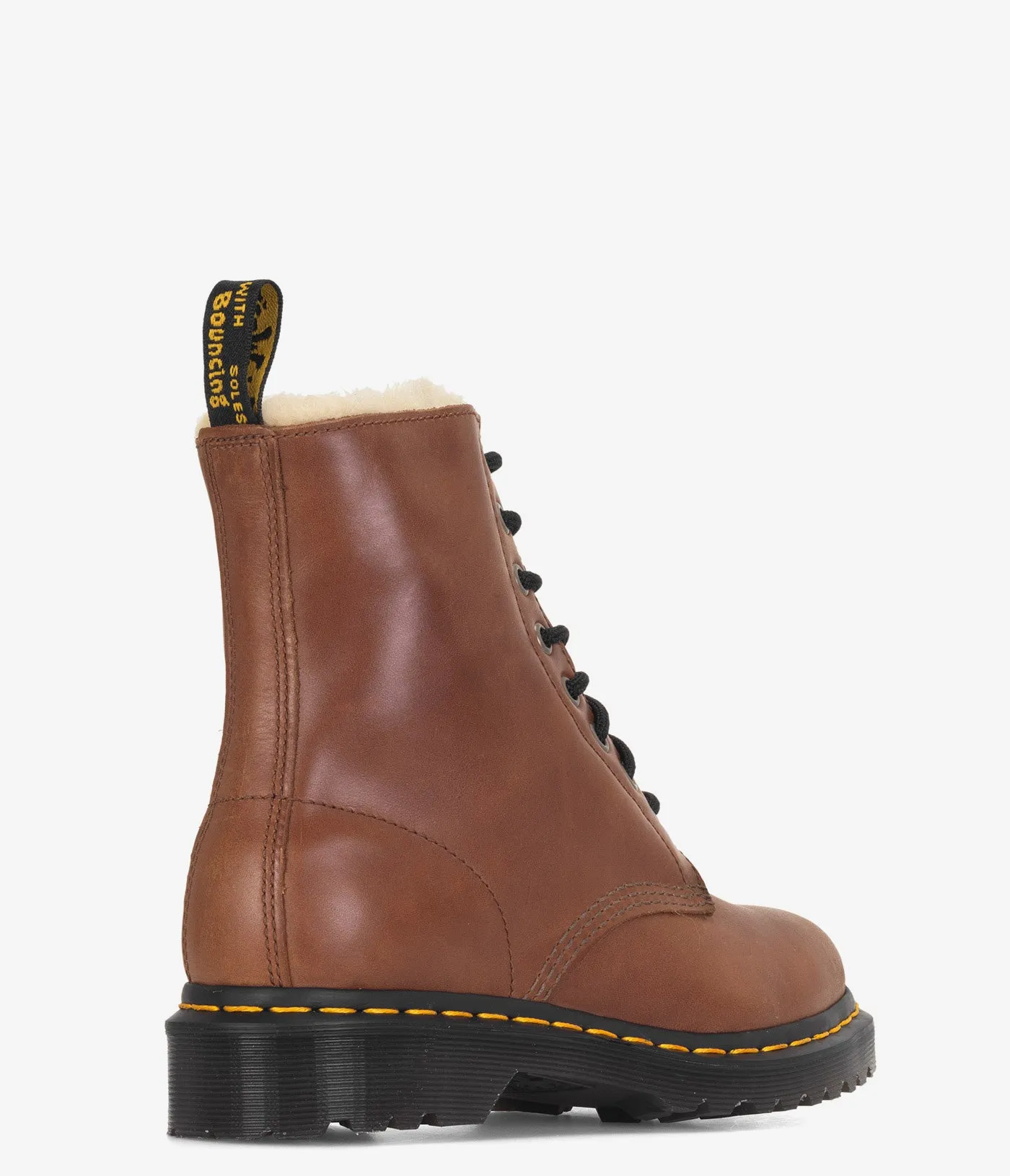 Dr. Martens 1460 Serena Faux Fur-Lined Leather Boots - Women