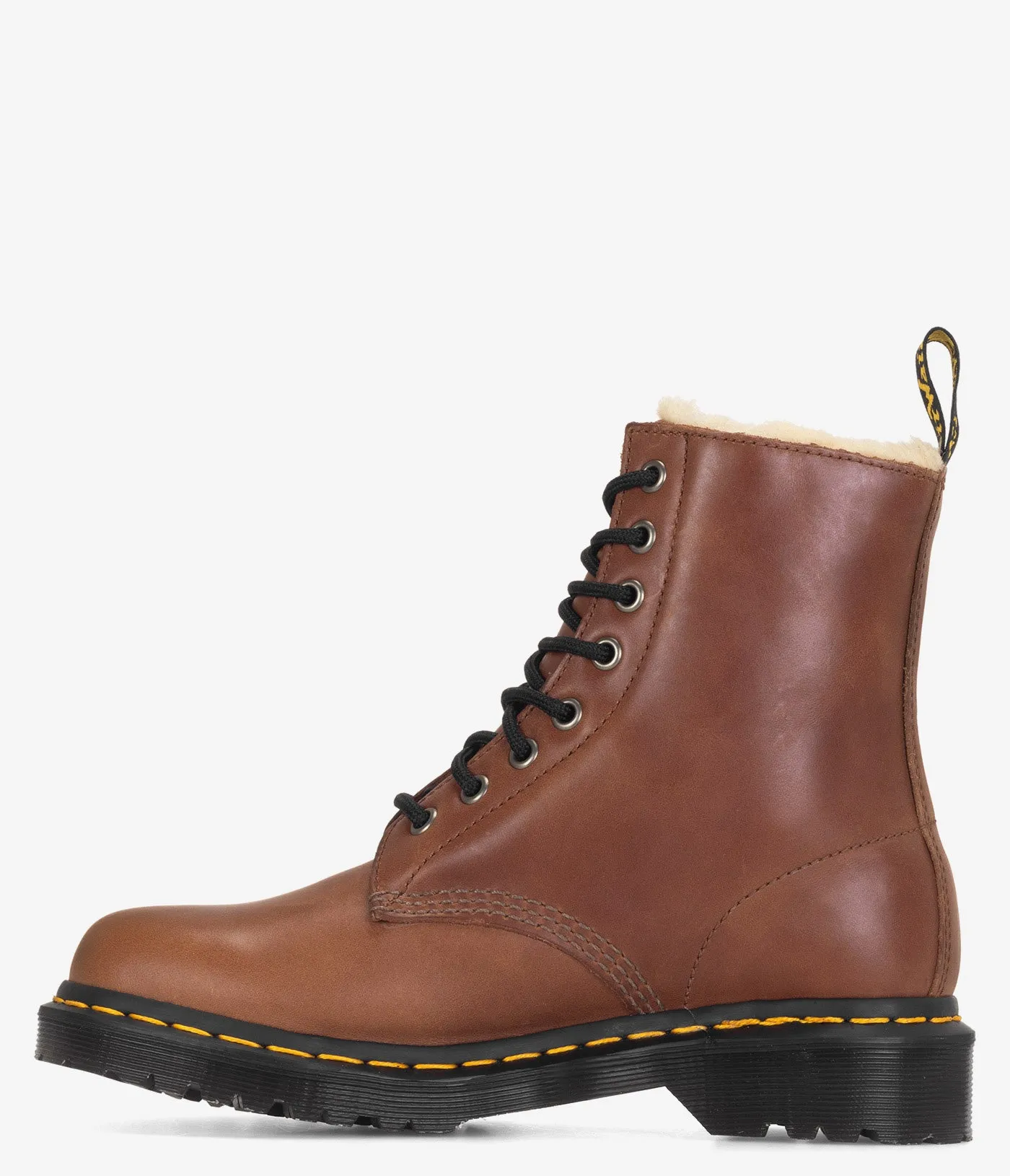 Dr. Martens 1460 Serena Faux Fur-Lined Leather Boots - Women