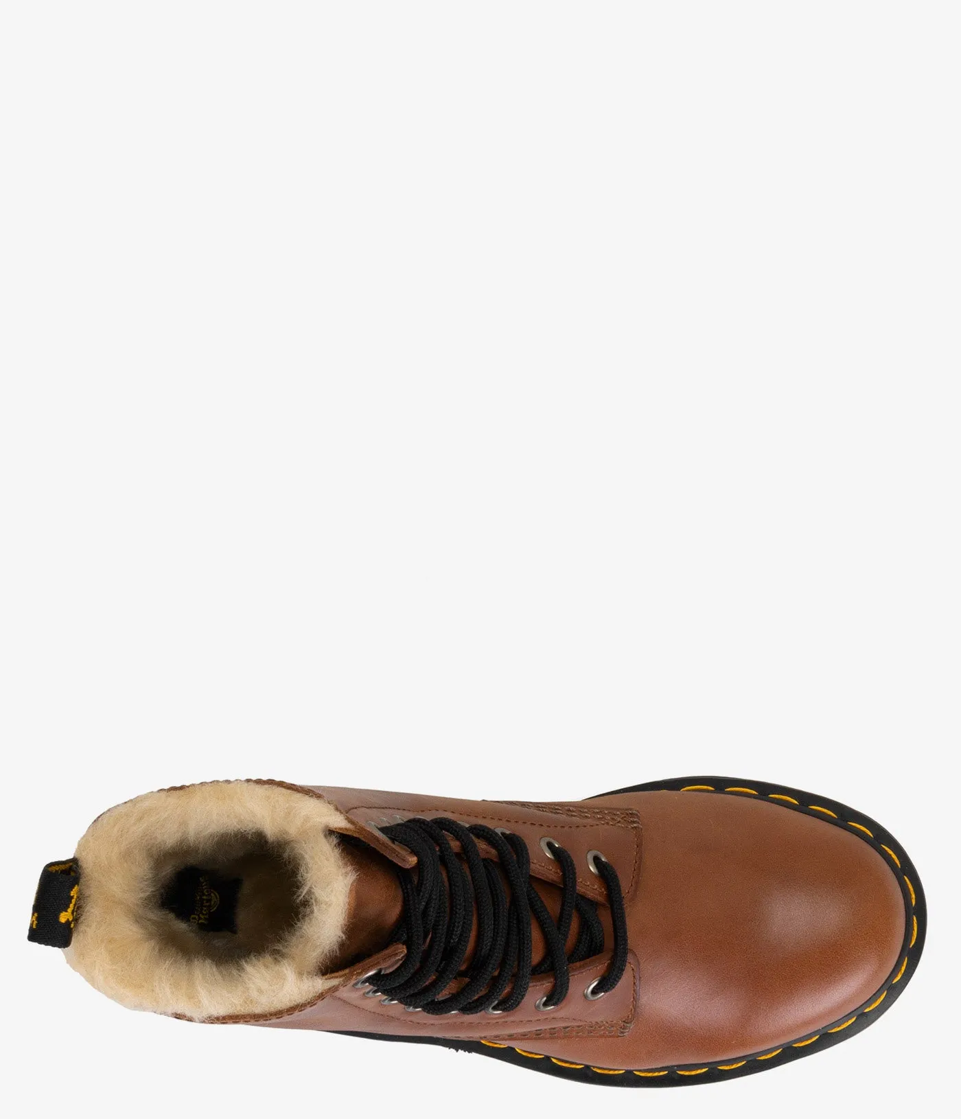 Dr. Martens 1460 Serena Faux Fur-Lined Leather Boots - Women