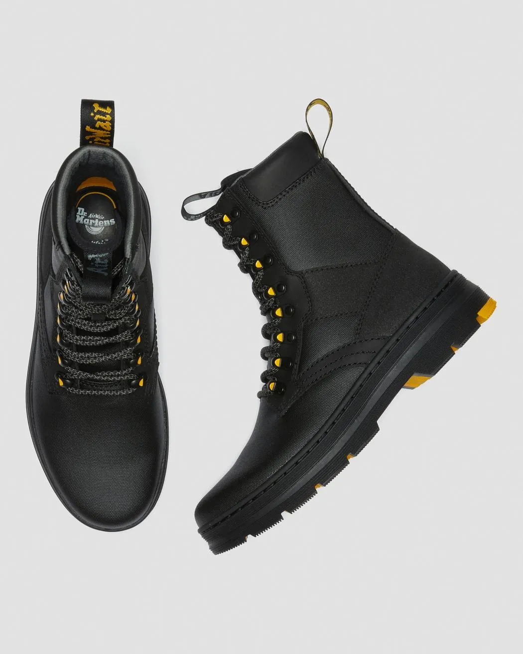 Dr Martens Iowa Coated Canvas Mix Casual Boots