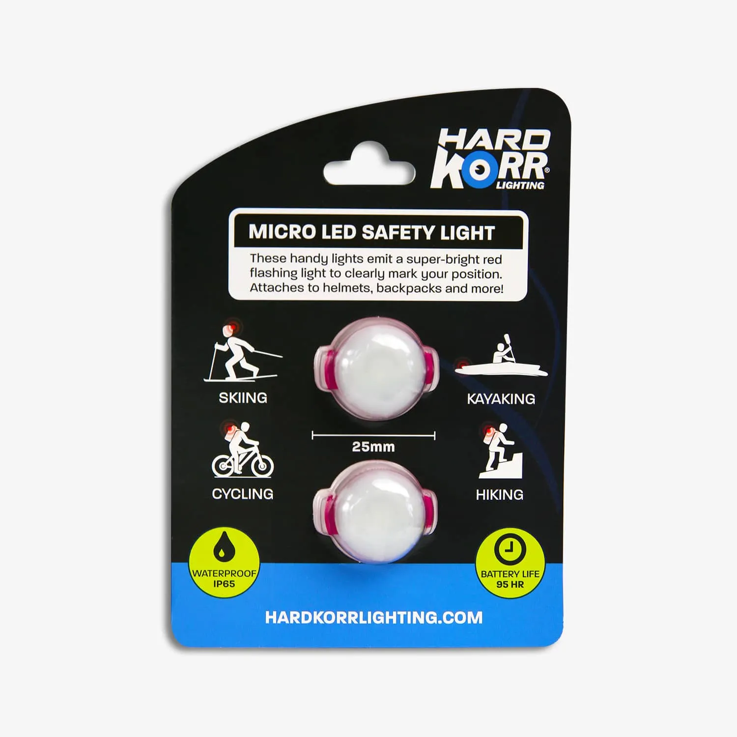 Flashing Red LED Micro Safety Light