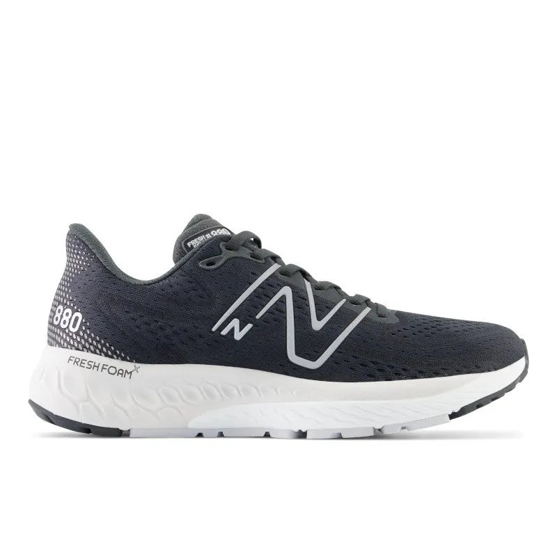 Fresh Foam X 880v13 - Blacktop with Black and Silver Metallic - Women's