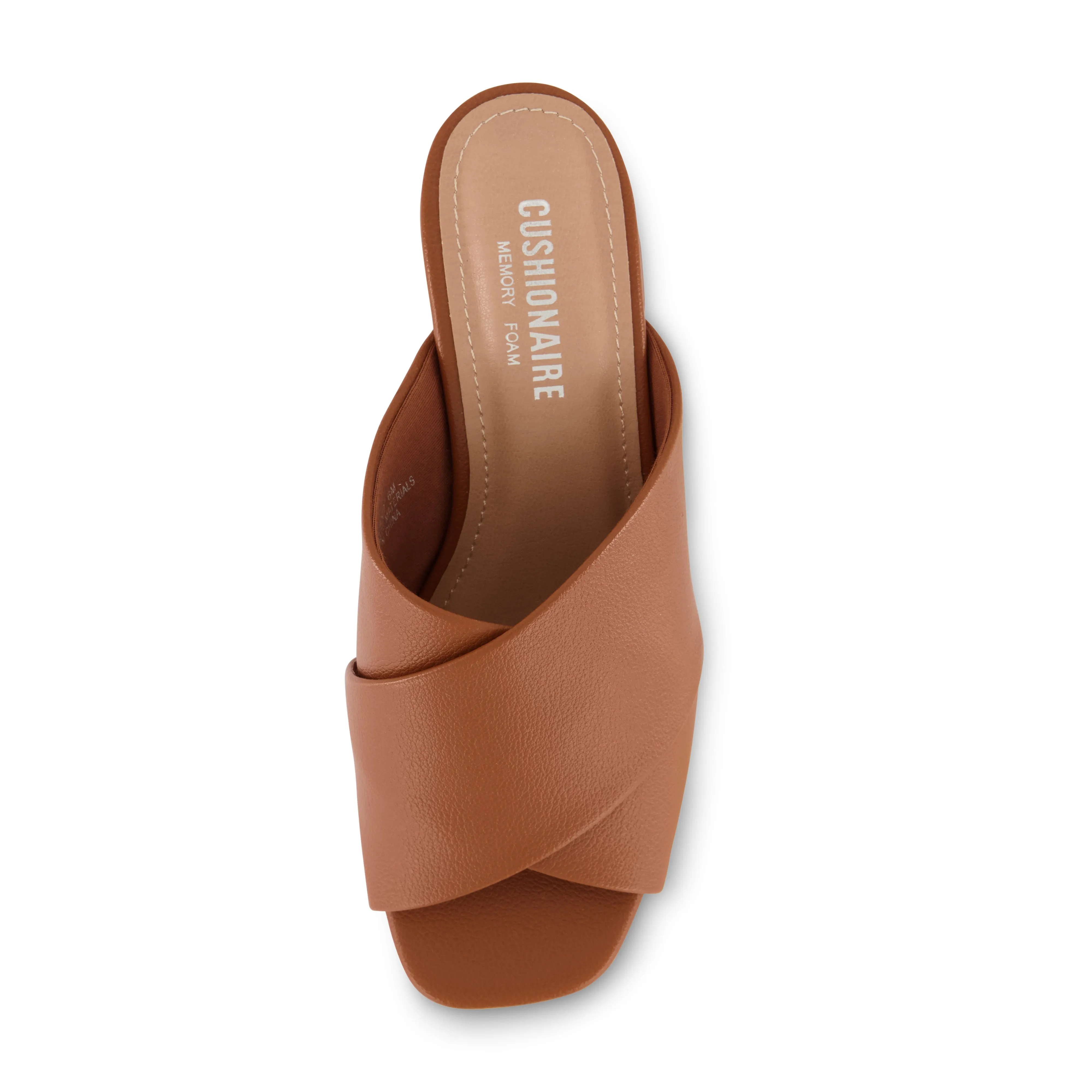 Garland Cross Band Dress Sandal Nudes