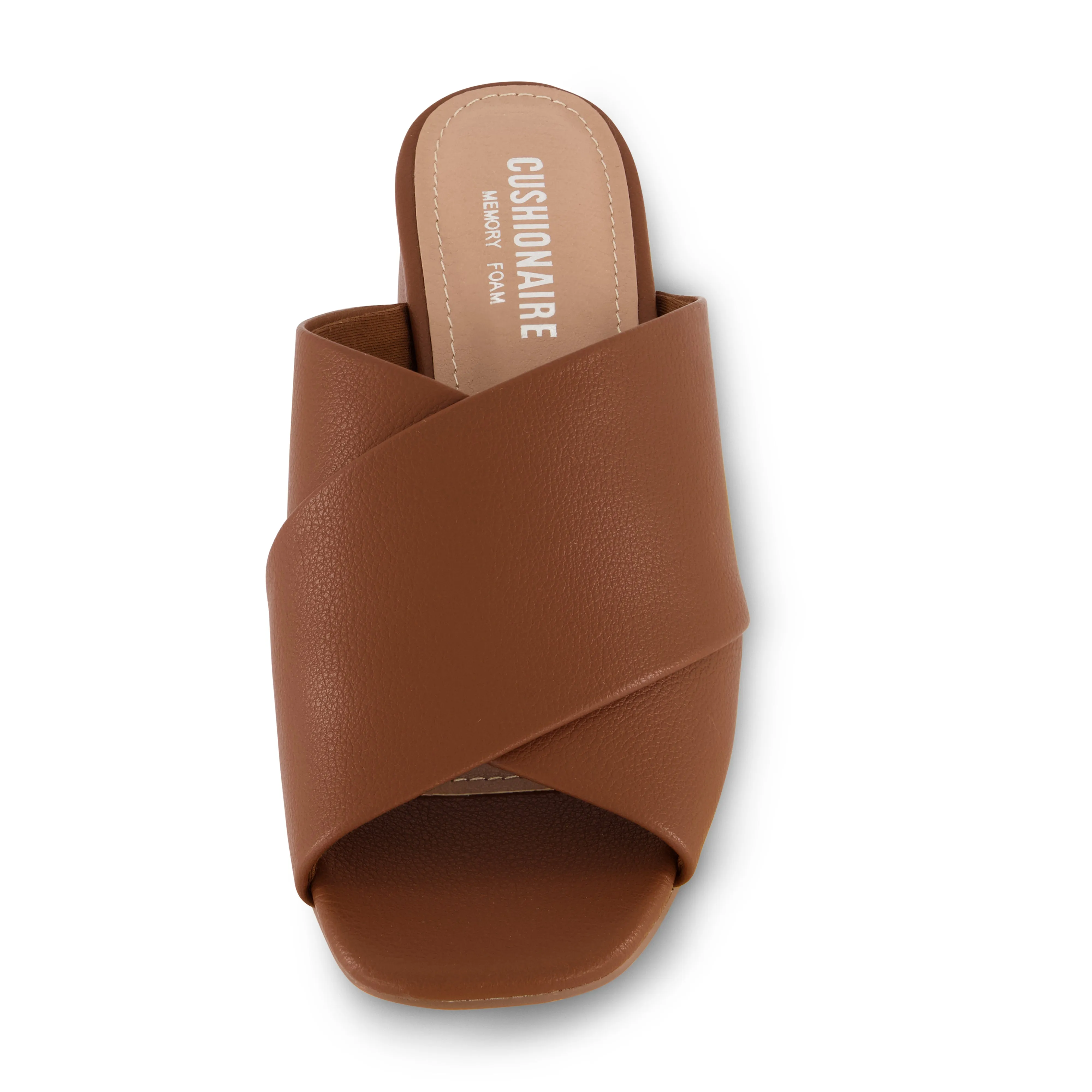 Garland Cross Band Dress Sandal Nudes