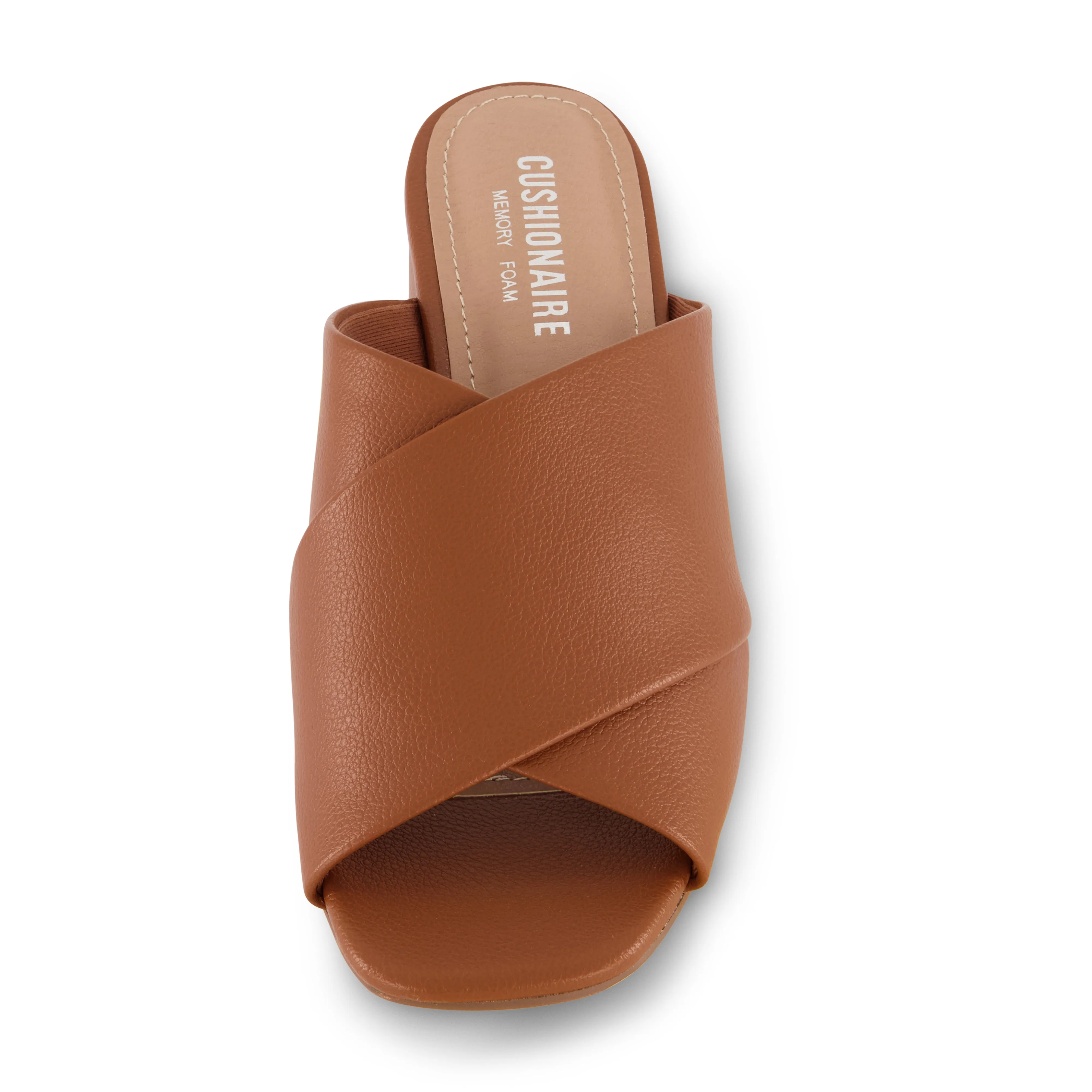 Garland Cross Band Dress Sandal Nudes