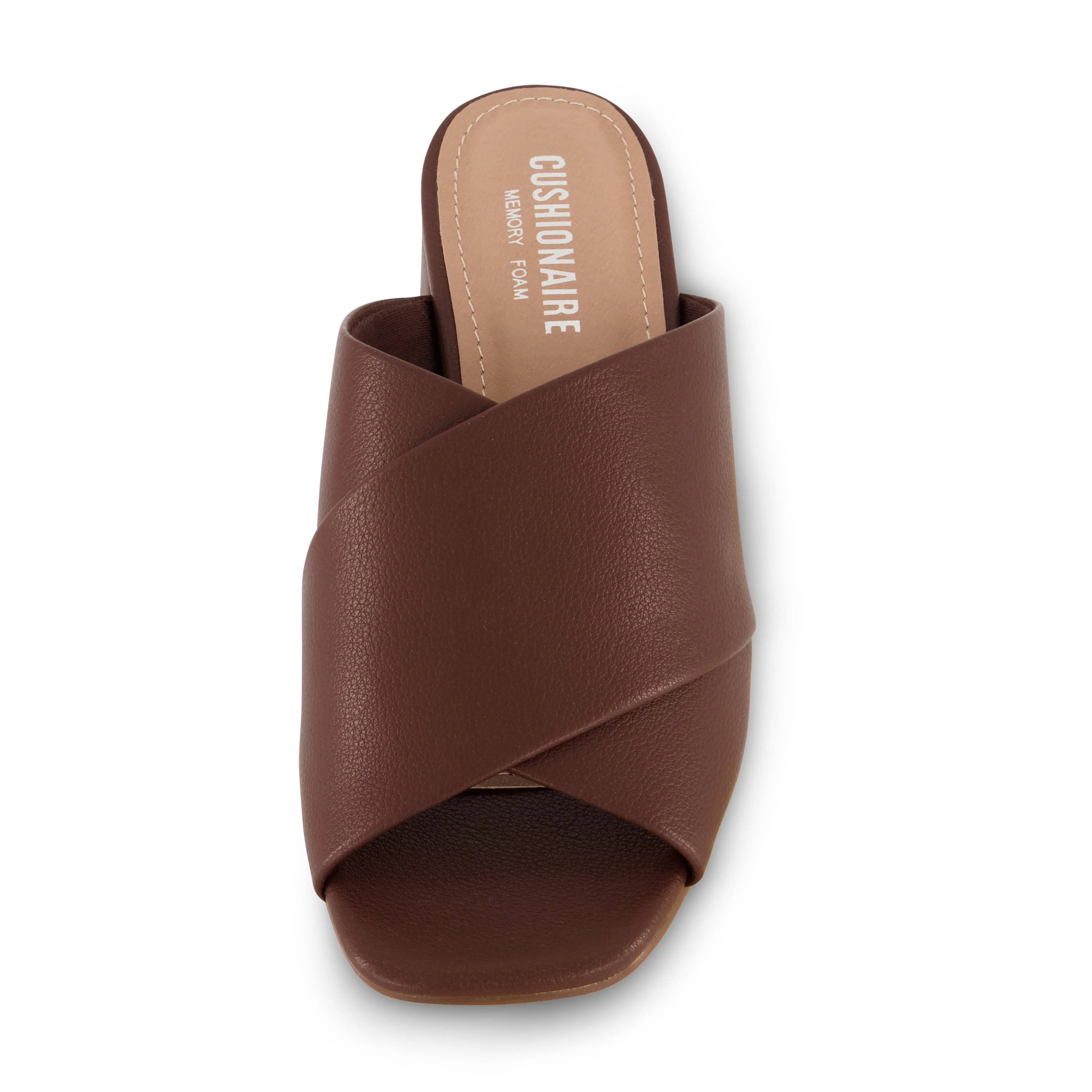 Garland Cross Band Dress Sandal Nudes