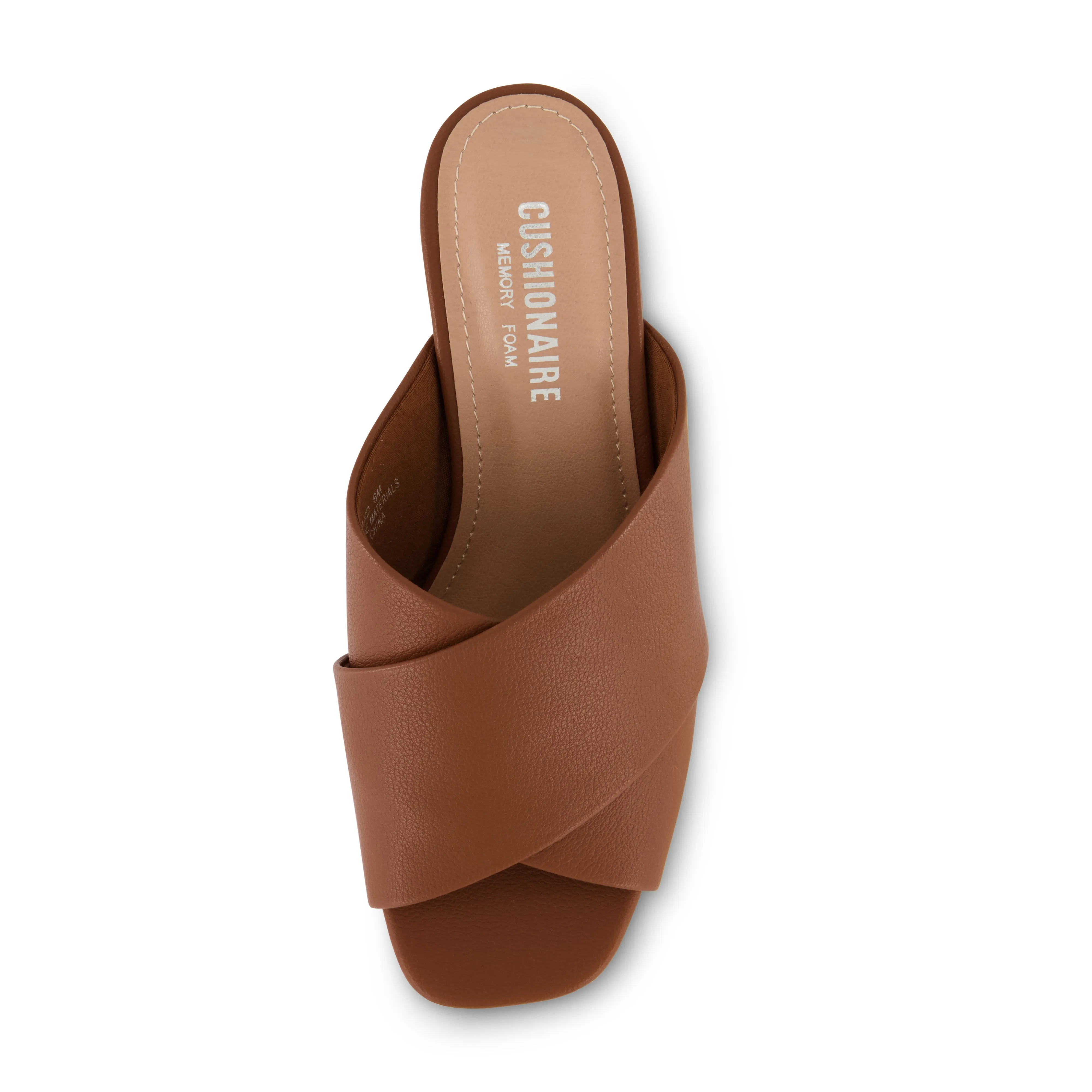 Garland Cross Band Dress Sandal Nudes