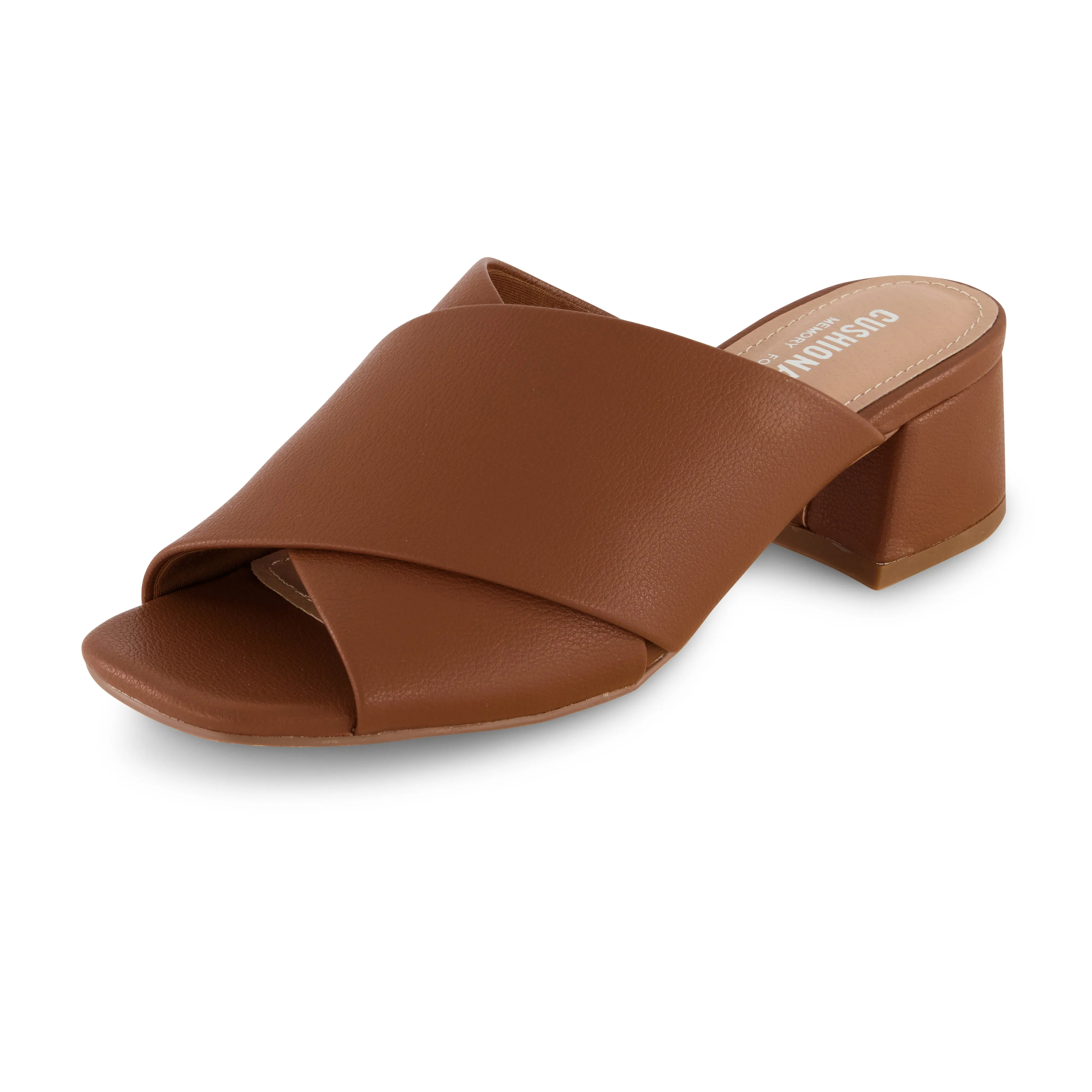 Garland Cross Band Dress Sandal Nudes