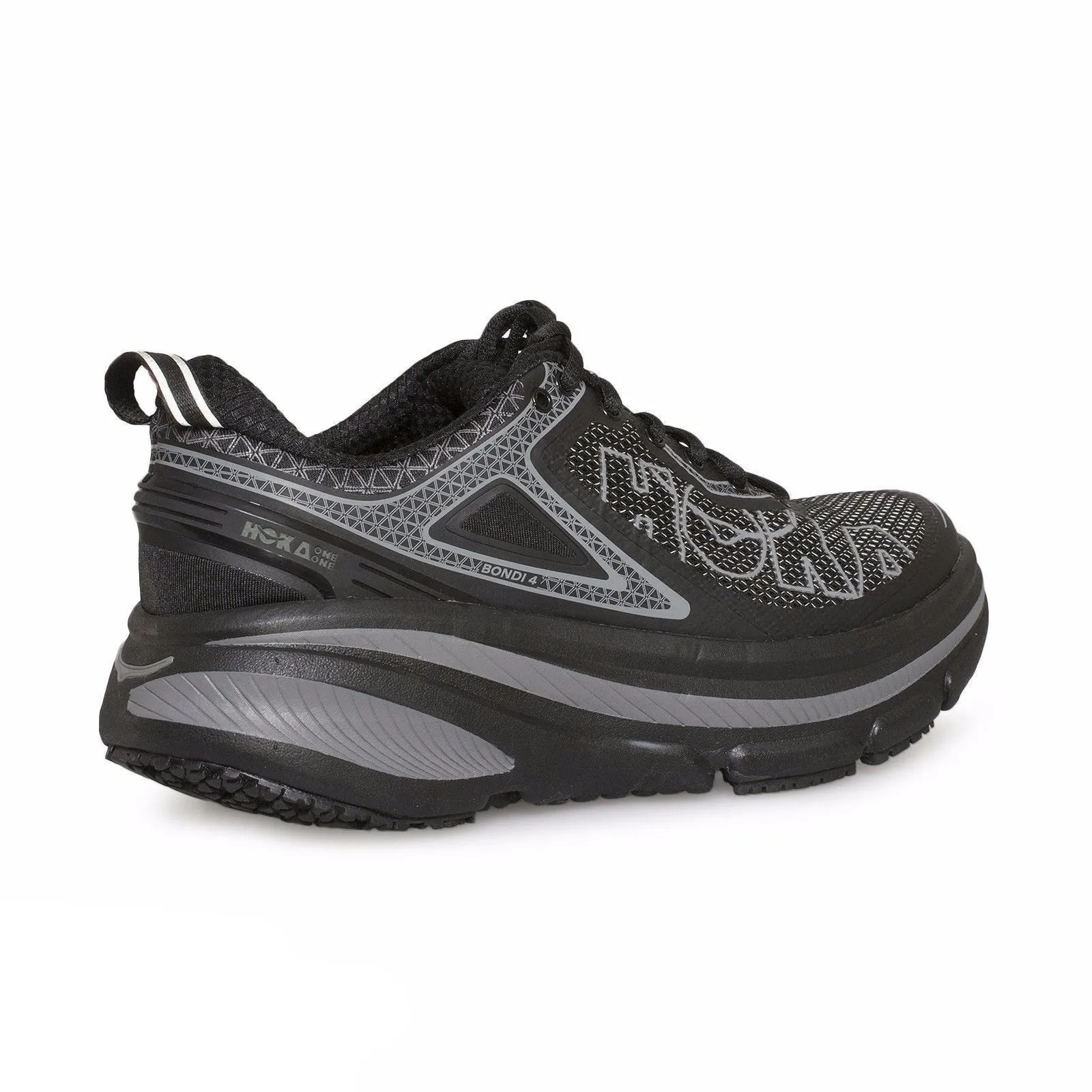 Hoka One One Bondi 4 Black Running Shoes