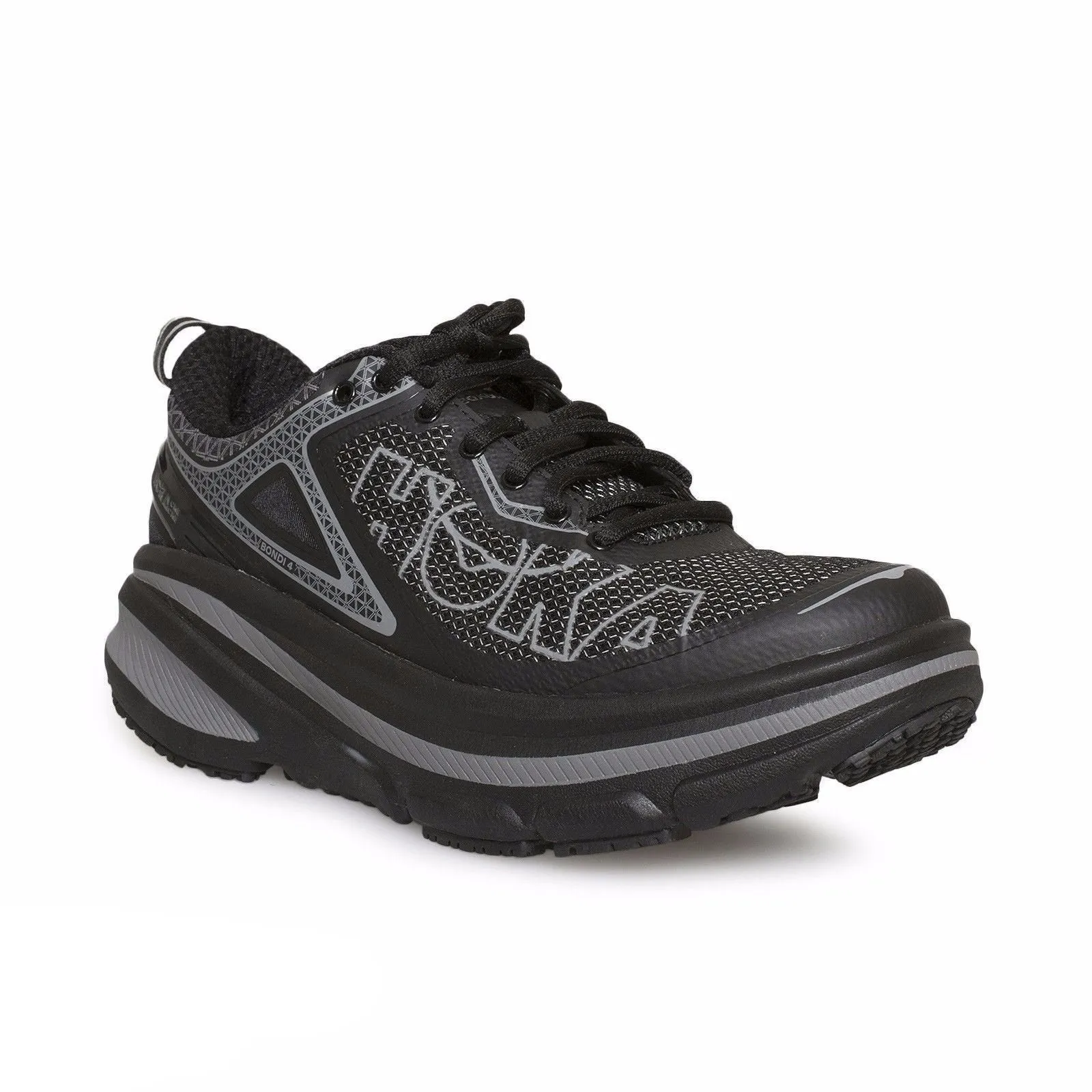 Hoka One One Bondi 4 Black Running Shoes