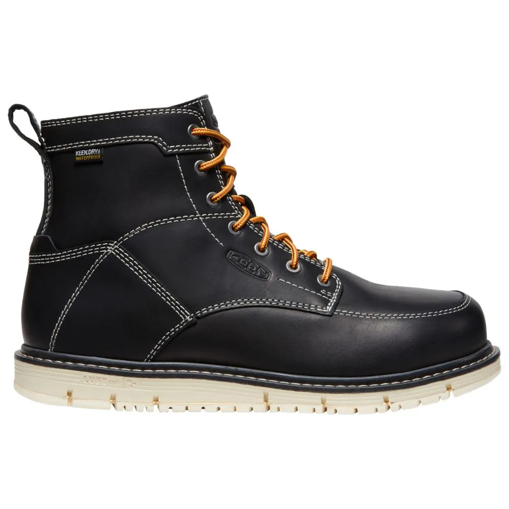 Keen San Jose Men’s 6” WP Aluminum Toe Work Safety Boot 1027083 - Black
