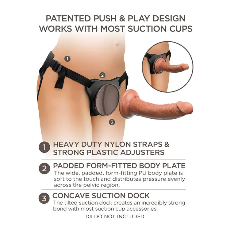 Ergonomic King Cock Comfy Body Dock Strap-On Harness