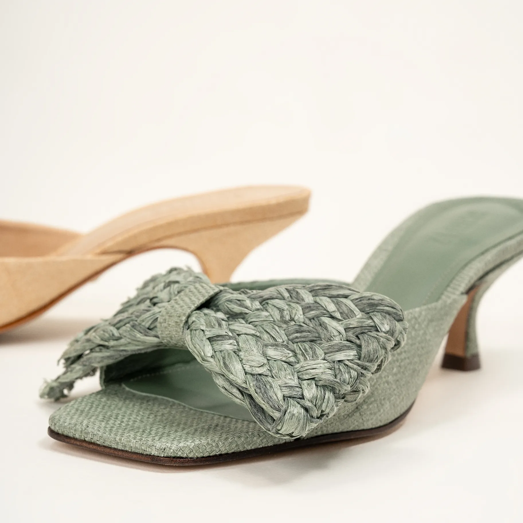Lienne Straw Sandal