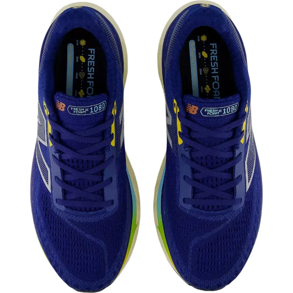 Mens Fresh Foam X 1080v14 - Inkwell/Silver Metallic/Ginger Lemon