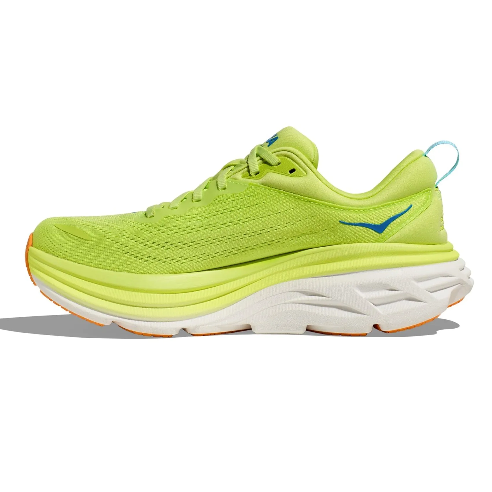 Mens HOKA  Bondi 8 - Lettuce / Solar Flare