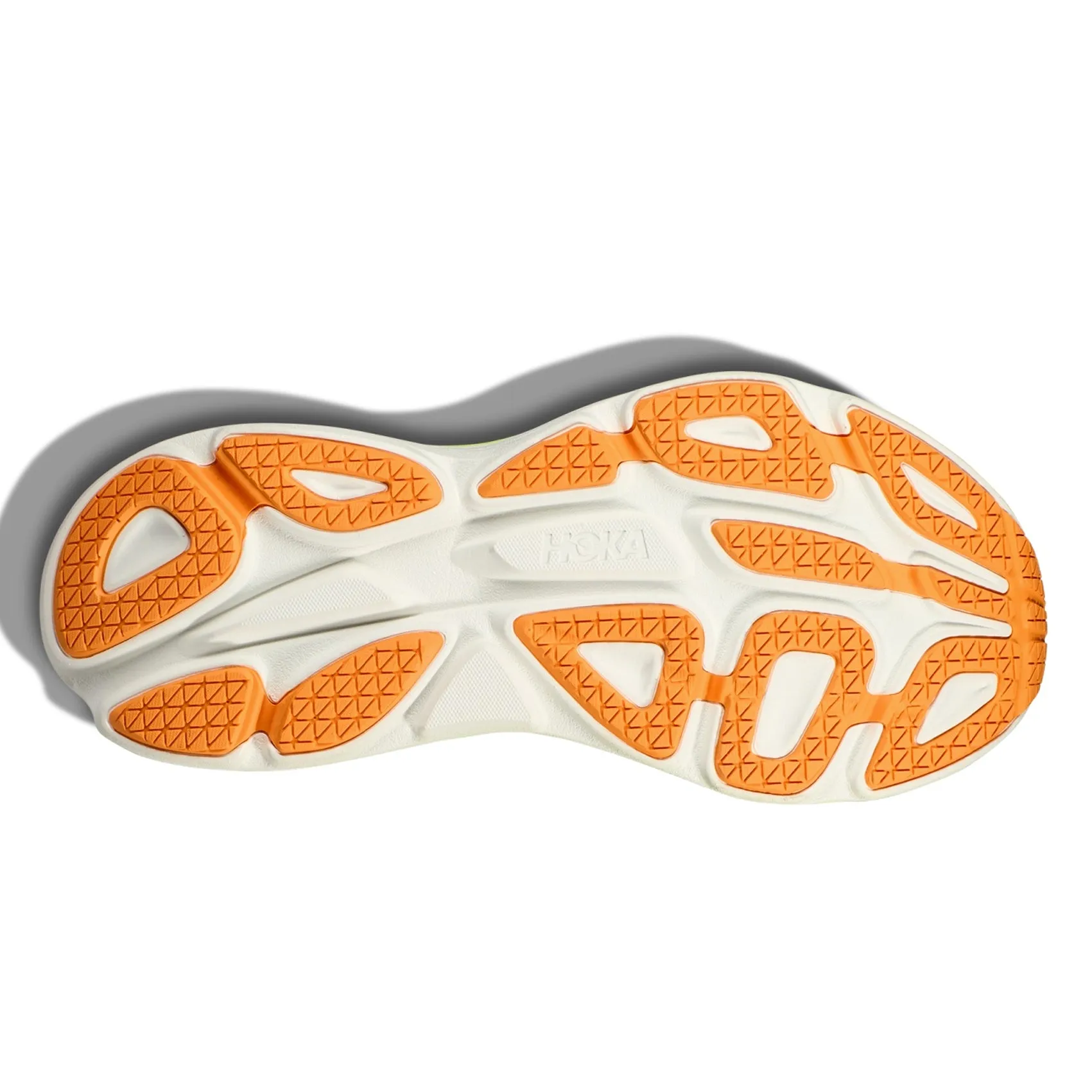 Mens HOKA  Bondi 8 - Lettuce / Solar Flare
