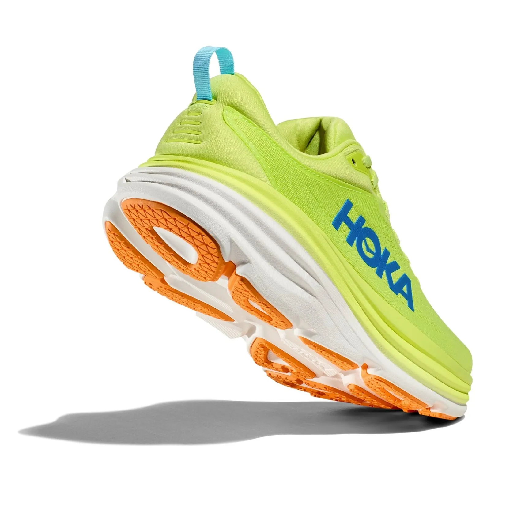 Mens HOKA  Bondi 8 - Lettuce / Solar Flare