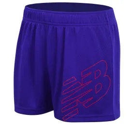 New Balance Girls Uv Blue Core Shorts