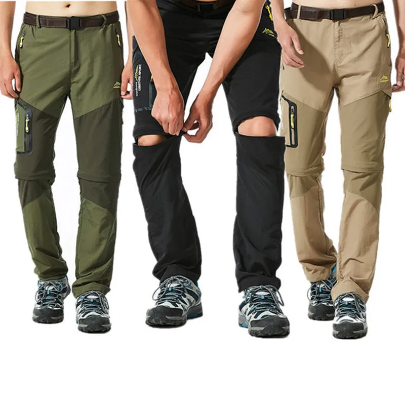 NUONEKO Trekking Quick Dry Removable Outdoor Men's Summer Breathable Pants/Shorts